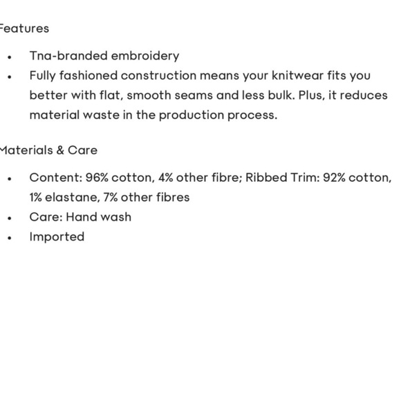 TNA Delamont Sweater Short Sleeve Open Knit Pattern Black Large - Picture 11 of 15